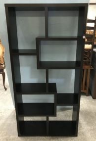 Contemporary  Black Painted Etagere Stand