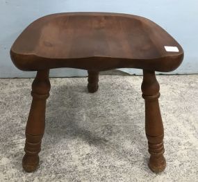 Primitive Style Maple Stool