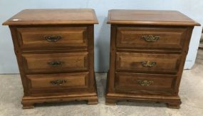 Pair of Early American Style Nightstands