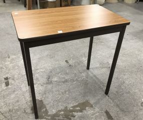 Small Metal Illuminate Top Work Table