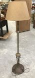 Vintage Brass Floor Lamp