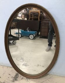 Vintage Oval Wall Mirror