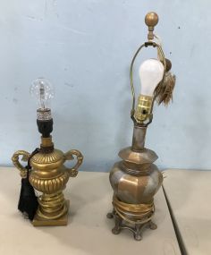 Two Small Decorative Table Lamps