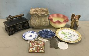 Group of Plates and Decorative Pottery