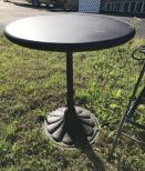 Black Painted Ice Cream Table