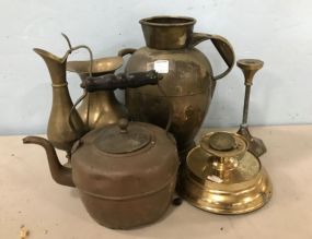 Group of Brass Items