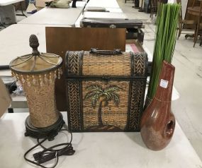 Decorative Lamp, Vase, Storage Box