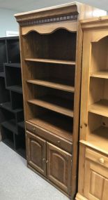 Modern Oak Pressed Board Bookcase