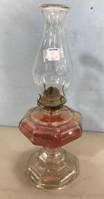 Vintage Glass Oil Lantern