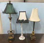 Three Decorative Pole Lamps