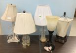 Five Decorative Small Desk Lamps