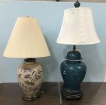 Two Ceramic Decorative Lamps