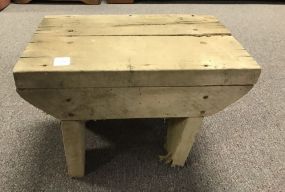 Primitive Hand Made Small Stool
