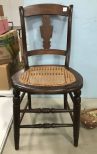 Vintage Cane Bottom Side Chair