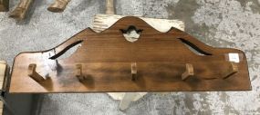 Hand Made Farm Style Coat Rack