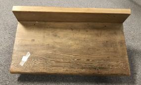 Farmhouse Hand Made Wood Wall Shelf