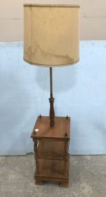 Vintage Maple Lamp Table