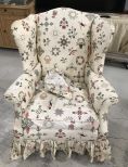 Wing Back Upholstered Arm Chair