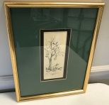 Framed Pencil of Tree