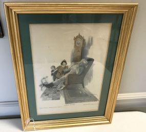 Forty Winks Lithograph Print