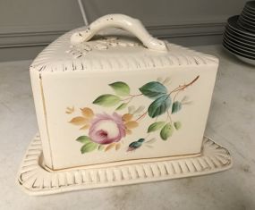Porcelain Wedge Cover Dish