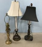 Pair of Brass Table Lamps