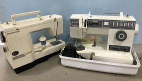 Singer Sewing Machine in Case and Kenmore