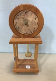 Wood Mantle Clock