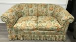 Upholstered Two Cushion Settee