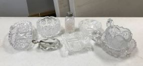 Pressed Glass and Cut Glass Pieces