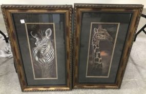Giraffe and Zebra Print