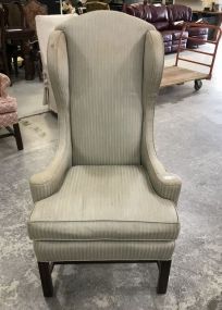 Chippendale Style Ladies Wing Back Arm Chair