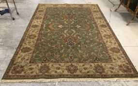 Hand Woven Wool Oushak Area Rug