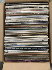 Box Full of Record Albums