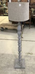 Painted Carved Floor Lamp