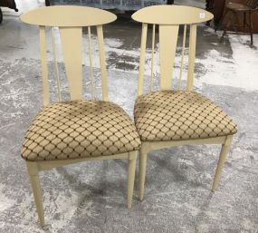 Pair of Painted Vintage Side Chair