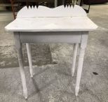 White Painted Console Table