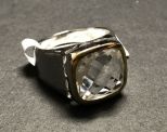 Brass Crystal 5.70 CTW Ring