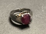 Woman's Ruby Pave Ring