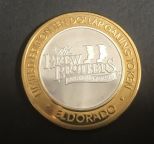 The Brew Brothers Limited Edition Ten Dollar Gaming Token .999 Silver