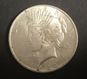 1922 Peace Liberty Dollar