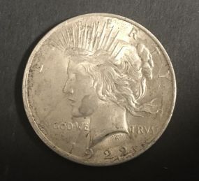 1922 Peace Liberty Dollar