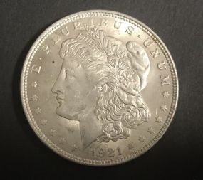 1921 Morgan Dollar Coin