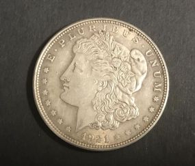 1921 Morgan Dollar Coin
