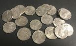 22 Susan B. Anthony One Dollar Coins