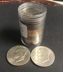 22 Eisenhower Dollar Coins