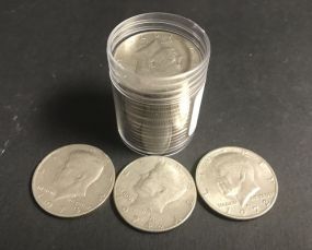 20 1970's Kennedy Half Dollars