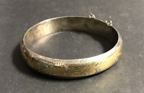 Etched .925 Silver Bracelet