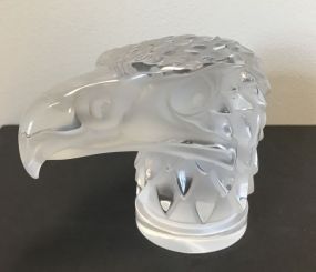 Lalique Tete d Aigle Eagle head Paperweight