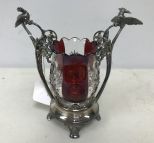 19th Century Cut Glass to Cranberry Jam Jar